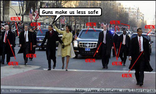 Obama Secret Service Gun Meme