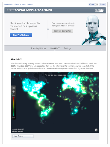 ESET Social Media Scanner